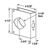 Prime MP9457 Kilit ve Kapı Güçlendirici, 1-3/4 Inç x 2-3/8 Inç, Paslanmaz Çelik, Doğal Kaplama (Tekli Paket) - 001-Renkli