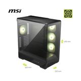 Prime Msı Mag Pano 130R Pz 4 x Argb Fan USB 3.2 Atx Tower Gaming (Oyuncu) Kasa - 1 GB - Acı Kahverengi - Option-1