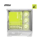 Prime Msı Mag Pano 130R Pz - Mid-Tower Oyun Bilgisayarı Kasası - 400 mm Uzunluğa Kadar Gpu'ları Destekler, Çıkarılabilir Toz Filtresi, USB 20GBPS (Tip-C), Back-Connect Atx ve Micro-Atx Anakart Desteği - 1 GB - Acı Kahverengi - Option-1