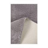 Prime My Evilla Modern Dekoratif Halı Jel Kaymaz Taban Peluş Açık Gri Paspas Takımı 60X100