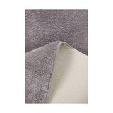 Prime My Evilla Modern Dekoratif Halı Jel Kaymaz Taban Peluş Açık Gri Paspas Takımı 60X100