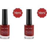 Prime Nail Flawless Oje 101 Bright Red, Kırmızı (2 Paketi) - Option-1