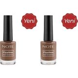 Prime Nail Flawless Oje 57 Cappuccino, Kahverengi 2li Paket - Option-1