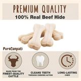 Prime Naturel Beyaz Pres Köpek Çiğneme Kemiği 5'li 7,5cm (7,5 Cm, Tatlandırıcısız) - Option-1