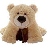 Prime Neco Plush 520057 Peluş Oyuncak, Tonton Ayı, 45 cm - Ahşap