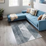 Prime Nedla Kadife Kaymaz Pamuk Tabanlı Yıkanabilir Antibakteriyel Salon Halısı 200X300 - 374-Yeşil
