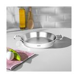 Prime Nehir Silver Çelik Italyan Omlet Sahan 18 cm Kapaksız - Option-1 - --