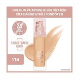 Prime New York Lifter Niasinamid ve Hyalüronik Asit Içeren Aydınlatan Fondöten - 118 - Option-1