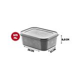 Prime No Frost Silikon Yumuşak Kapalı Saklama Kabı Dondurucu ve Buzluk Saklama Kabı 675ML, Kapaklı No Frost Saklama Kabı 675ML, Derin Dondurucu Saklama Kabı 675ML - 0 Siyah - Option-1