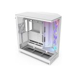 Prime Nzxt H9 Rgb (2025) – Büyük Çift Bölmeli Atx Mid-Tower Airflow Bilgisayar Kasası – 1 x 420 mm Rgb Fan Birimi ve 1 x 120 mm Fan – 420 mm Radyatör Desteği – Sertleştirilmiş Cam – Beyaz - Acı Kahverengi - Option-1
