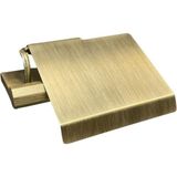 Prime Octagon Kapaklı Tuvalet Kağıtlığı Antik 52X137X152 mm - 000-Siyah