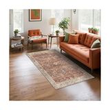 Prime Onzy Kadife Kaymaz Pamuk Tabanlı Yıkanabilir Antibakteriyel Salon Halısı 160X230 - 374-Yeşil