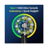 Prime Oral-B Action X-Filament Siyah Şarjlı Diş Fırçası Yedek Başlığı 4 Adet