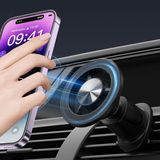 Prime Otomobil Cep Telefonu Tutucu, Titreşim Önleyici Mag-Safe Araç Tutucu, 14/13/12 Serisi ve Tüm Akıllı Telefonlar Için, Araç Tutucu, 360° Dönebilir, Mıknatıslı Cep Telefonu Tutucu, Araç