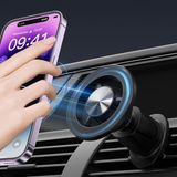 Prime Otomobil Cep Telefonu Tutucu, Titreşim Önleyici Mag-Safe Araç Tutucu, 14/13/12 Serisi ve Tüm Akıllı Telefonlar Için, Araç Tutucu, 360° Dönebilir, Mıknatıslı Cep Telefonu Tutucu, Araç