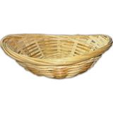 Prime Oval Hasır Yumurta, Ekmek Sepeti 15 * 19 cm - Kestane Akaju - Option-1