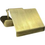 Prime Ovalın Kapaklı Tuvalet Kağıtlığı Antik 87X137X159 mm - 000-Siyah