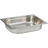 Prime Paslanmaz Çelik Gastronom/gastronorm Küvet Gn 1/2-65 (32,5 x 26,5 x 6,5 Cm) - Ahşap