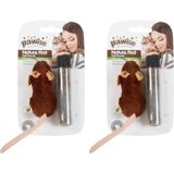 Prime Pawise Kedi Oyuncağı Catnipli Fare (2 Paketi) - 01-Mavi