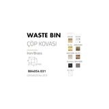 Prime Pedallı Çöp Kovası 3 Lt Renk 265X203X203 mm - 000-Siyah - Option-1