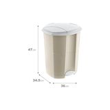 Prime Pedallı Çöp Kovası 30 Lt Latte - 000-Siyah - Option-1