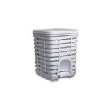 Prime Pedallı Çöp Kovası, Beyaz, 9 Lt - 000-Siyah - Option-1