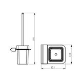 Prime Penta PV4613 Viola Klozet Fırçalığı - Option-1