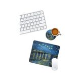 Prime Plajda Yıldızlı Gece Mouse Pad ve Bardak Altlığı Set - Option-1 - 0002 - Beyaz