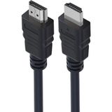 Prime Plastik Düz Siyah 10 Metre HDMI Kablo Poşetli * Hytec
