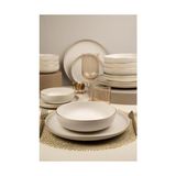 Prime Porselen 16 Parça 4 Kişilik Yemek Takımı - 1/100 Toz Ceviz