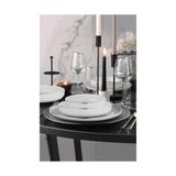 Prime Porselen 18 Parça 6 Kişilik Yemek Takımı Platin - 1/100 Toz Ceviz