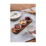 Prime Porselen Multi 4 Parça 8 cm Kase 80794 - Option-1 - Ahşap