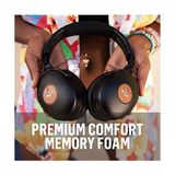 Prime Positive Vibration Xl Anc Kulak Üstü Gürültü Önleyici Kulaklık Kablosuz Bluetooth - Sürdürülebilir Malzemelerden Bluetooth Kulaklık, 35 Saat Oynatma, Mikrofon, Anc Kulaklıklar, Siyah