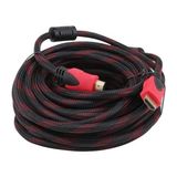 Prime Powermaster HDMI Kablo 3 Metre Örgülü Poşetli (1.4V - 3d) - Option-1 - Ahşap