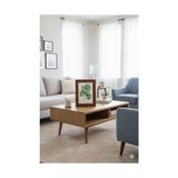 Prime Premium Serisi 20 * 25 cm Ahşap Resim Çerçevesi Açık Kahve - -- - Option-1