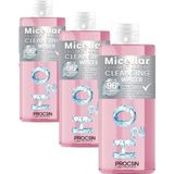 Prime Procsin Aqua Bio H2O Yüz ve Makyaj Temizleyici Micellar Cleansing Water 200 ml (3 Paketi) - Option-1