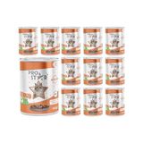 Prime Prostar Yetişkin Kedi Somonlu ve Jöleli Konserve Mama 400 gr x 12 Adet - Option-1