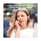 Prime Qcy T13 Anc 4 Mikrofon Bluetooth 5.3 Kablosuz Kulaklık Siyah Aktif Gürültü Engelleyici - -- - Option-1