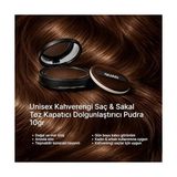 Prime Quad Saç Kapatıcı Pudra, Kahverengi, Saç ve Sakal Dolgunlaştırıcı, Doğal Görünüm, 10GR