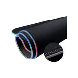Prime Raptor 90X40CM Mikrofiber Yüzey/kaydırmaz Kauçuk Zemin 360° Rgb Dikişli Xxl Mousepad - Siyah - Option-1 - 0002 - Beyaz