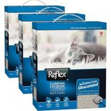 Prime Reflex Hassas Kediler Için Parfümsüz Topaklanan Kedi Kumu 10 Lt (3 Paketi) - Option-1