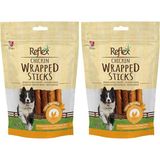 Prime Reflex Kurutulmuş Chicken Wrapped Sticks Tavuk Parçalı Çubuk Köpek Ödülü 80 gr 2li Paket - 0,10 kg