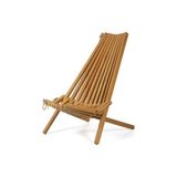 Prime Ron Therapy Chair Ahşap Şezlong - Option-1 - 47 x 85 x 2 cm