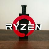 Prime Ryzen Logolu Ayarlanabilir Ekran Kartı Tutucu - Gpu Sarkma Önleyici Destek Aparatı (60MM - 105MM) - Option-1