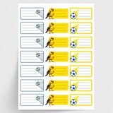 Prime Sarı-Lacivert Isimlik Okul Etiketi, Sticker Seti, 210 Adet - 00 Beyaz - Option-1