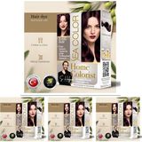 Prime Sea Colorist Set Saç Boyası 3.66 Kızıl Mor Red Purple (4 Paketi)