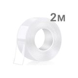 Prime Şeffaf Çift Taraflı Bant – 3cm x 2m, Yıkanabilir, Güçlü Yapışkan, Iz Bırakmaz, Çok Amaçlı Sabitleyici Bant - Option-1 - 0 - Siyah - 1 Adet