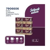 Prime Selpak Professional Z Katlı Dispenser Havlu,12 x 200 Yaprak - 001-Beyaz - Option-1