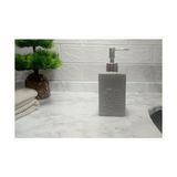 Prime Seramik Sıvı Sabunluk Gri Modern 7X7X17CM 300ML Seti - 0,25 gr