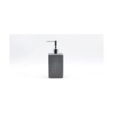 Prime Seramik Sıvı Sabunluk Koyu Bej Modern 7X7X17CM 300ML Seti - 0,25 gr